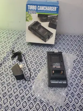 Bc600 Turbo-charger Turbo-camcharger Ac Dc Camcorder Battery Quick New