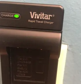 Viv-qcb-906 Vivitar #1130416 Rapid Travel Charger Battery Ac Wall Dc Car Olympus #3