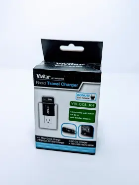 Viv-qcb-905 Vivitar Mid#1131214 Rapid Travel Digital Camera Charger Brand New Sealed In Box