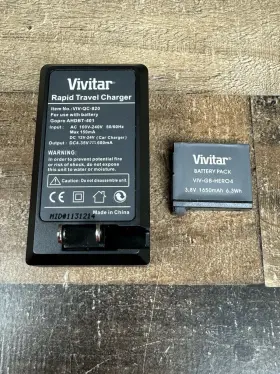 Viv-qc-214 Vivitar Rapid Travel Battery Charger Viv-qc- 320 With Viv-gb Hero 4