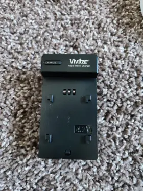 Viv-qcb-902 Vivitar Viv-qcb-214 Rapid Travel Charger Camera Battery