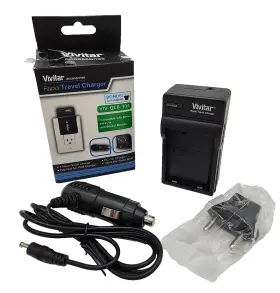 Viv-qcb-304 Vivitar Rapid Travel Charger With Euro Adapter Wall And Car New