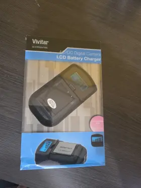 Viv-sc-3100-s Vivitar New Ac/dc Digital Camera Lcd Battery Charger Free Ship