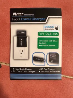 Xtchenel15 Vivitar Rapid Travel Battery Charger #2