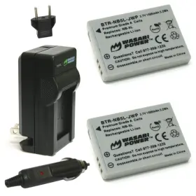 Kit-btr-nb5l-lch-nb5l-01 Wasabi Power Battery 2-pack And Charger For Canon Nb-5l Powershot