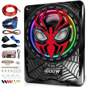 Mj1600w-03 Wdiya 2026 Upgraded 1600w Car Subwoofers 10 Inch Ultra-thin Powered Under-seat Subs Wi