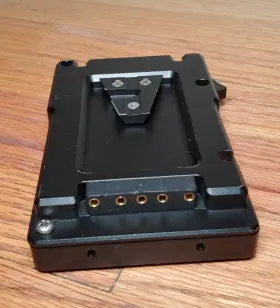 259700 Wooden Camera Wc Pro Gold Mount Side To V-mount Battery Adapter #3
