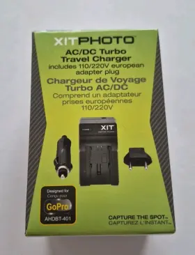 Xitphoto 818795013989 Ac/dc Turbo Travel Charger 110/220v European Adapter Plug For Gopro Mod