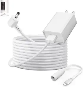 Ycwwzzh 744110347005 Power Adapter Charger Cord Compatible With Ring Stick Up Cam Battery/plug-in 3r