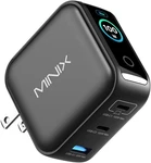 Minix 100W Usb Charger, 3 Port Gan With Smart Display And Touch Contro. Fixed Price $73.79.