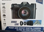 Vivitar Vec XX101 56MP Point And Shoot Digital Camera Black Led Flash 3.0" Lcd. Fixed Price $45.49.