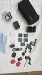 Gopro Hero 10 BLACK-5 Batteries, Waterproof Case, Travel. Fixed Price $250.00.