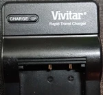 Vivitar VIV-QCB-105 Rapid Travel Charger For Sony NP-BX1 Camera 100V-240V. Fixed Price $10.00.