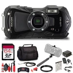 Ricoh WG-80 Waterproof Camera (black) With Accessories. Fixed Price $519.95.