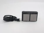 Canon CA-400 Power Adapter Double Charger With 2 Batteries. Fixed Price $34.99.
