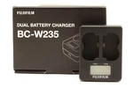 Fujifilm BC-W235 Dual Battery Charger With Box #50680. Fixed Price $40.00.