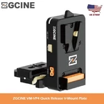 Zgcine VM-VP4 Quick Release V-mount Battery Plate V-lock For Dslr Camera Tripod. Fixed Price $88.00.