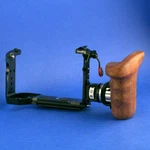 Smallrig Cage With Nicerig Wooden Handle Grip For Sony FX30 Cameras. Fixed Price $99.99.