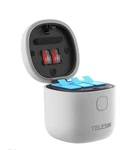 Telesin All-in Battery Charging Box & Tf Card Reader For Gopro Hero 12/11/10/9. Fixed Price $29.44.