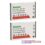 Kastar Replacement Battery For Casio Genuine NP-20 CNP20 & Oem BC-11L BC-31L. Fixed Price $19.49.