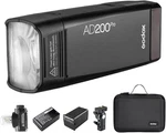 New! Godox AD200PRO Ttl Pocket Flash Kit With Carry Case Color Black. Fixed Price $229.00.