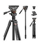 Coman Fluid Head Tripod For Dslr Camcorder,camera Monopod 360 Pan&+. Fixed Price $168.76.