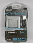 Bower Digital Ultra Rapid Battery Charger For Nikon NEL15. Fixed Price $11.99.