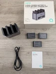 Llano 3-PACK LP-E17 Battery & 30W Fast Charger Set: 3-SLOT For Canon Eos. Fixed Price $37.99.
