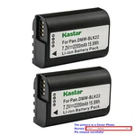 Kastar Replacement Battery Pack For Panasonic DMW-BLK22 DMW-BTC15 Lumix DC-S5. Fixed Price $14.99.