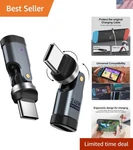 90 Degree Adapter 2-PACK 240W Pd Right Angle Connector, 360 & 18. Fixed Price $17.09.