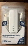 Iwalk Supreme 3000MAH Backup Battery Built-in Micro Usb & Cable White. Fixed Price $27.99.