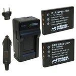 Wasabi Power Battery (2-PACK) And Charger For Hewlett Packard NP-60, A1812A,. Fixed Price $20.99.