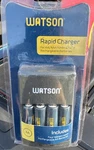 Watson Rapid Charger For Aa/aaa Nimh & Nicd Rechargeable Batteries Includes 4. Fixed Price $20.00.