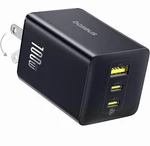Baseus 100W Usb Charger Block, 3-PORT Foldable Compact Pps Wall Black. Fixed Price $35.99.