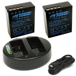 Wasabi Power Battery (2-PACK) And Dual Charger For Olympus BLH-1 (fully Decoded). Fixed Price $55.99.