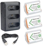 NP-BX1 Newmowa Replacement Battery 3-CHANNEL Charger +3 Batteries, Red. Fixed Price $35.69.