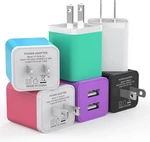 6PACK Usb Wall Charger, Igenjun 2.4A Dual Port Cube Power Plug Adapter Fast. Fixed Price $19.60.