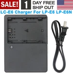 LC-E6E Battery Charger For Canon LP-E6 Eos 7D 60D 6D 70D 5D2 5D3 Mark Iii. Fixed Price $11.56.