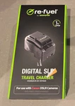 Digipower RF-DSLR-500C Travel Charger For Canon Replacement Batteries Black. Fixed Price $8.49.