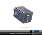 Baseus 100W Usb Charger Block, 3-PORT Gan Foldable Compact Pps Wall Black. Fixed Price $39.99.