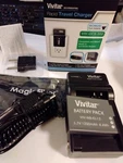 Nikon En-el 12 Battery Plus Charger Vivitar Rapid Travel Sim VIV-QCB-300. Fixed Price $9.95.