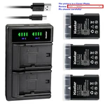Kastar Battery LTD2 Charger For Nikon D5500 D5600 D3400 D3500 P7100 P7700 P7800. Fixed Price $17.49.