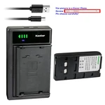 Kastar Led Charger Battery For Sony NP-55H NP-77H Handycam HI8 NP-80D AC-V55. Fixed Price $61.99.