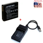 Battery / Charger For DE-A60 Panasonic Lumix DMC-FS25 DMC-FS30 DMC-FS33 DMC-FS42. Fixed Price $22.88.