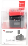 Manfrotto Cube Professional Twin Charger, For Canon LP-E6, LP-E8, LP-E17, Aa. Fixed Price $75.00.