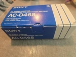 Vintage Sony Power Adaptor Model AC-D468 Original Box Made Japan. Fixed Price $39.00.