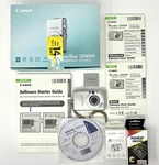 Canon Powershot Digital Elph SD600 6.0MP Camera 2 Batteries Charger Box Manual. Fixed Price $107.96.