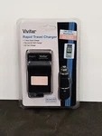 Vivitar Rapid Travel Charger 100-240V VIC-QC-102. Fixed Price $10.00.