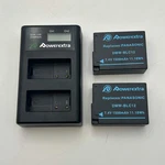 Powerextra Dual Charger For Panasonic Lumix DMC-G7 DS-BLC12 Black. Fixed Price $34.99.