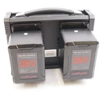 Indipro Tools Micro-series 26V 265WH Battery And Quad Charger Kit (v-mount). Fixed Price $779.99.